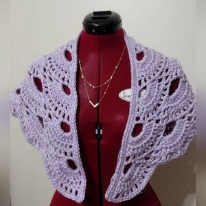 Handmade Crochet Shawl Wrap